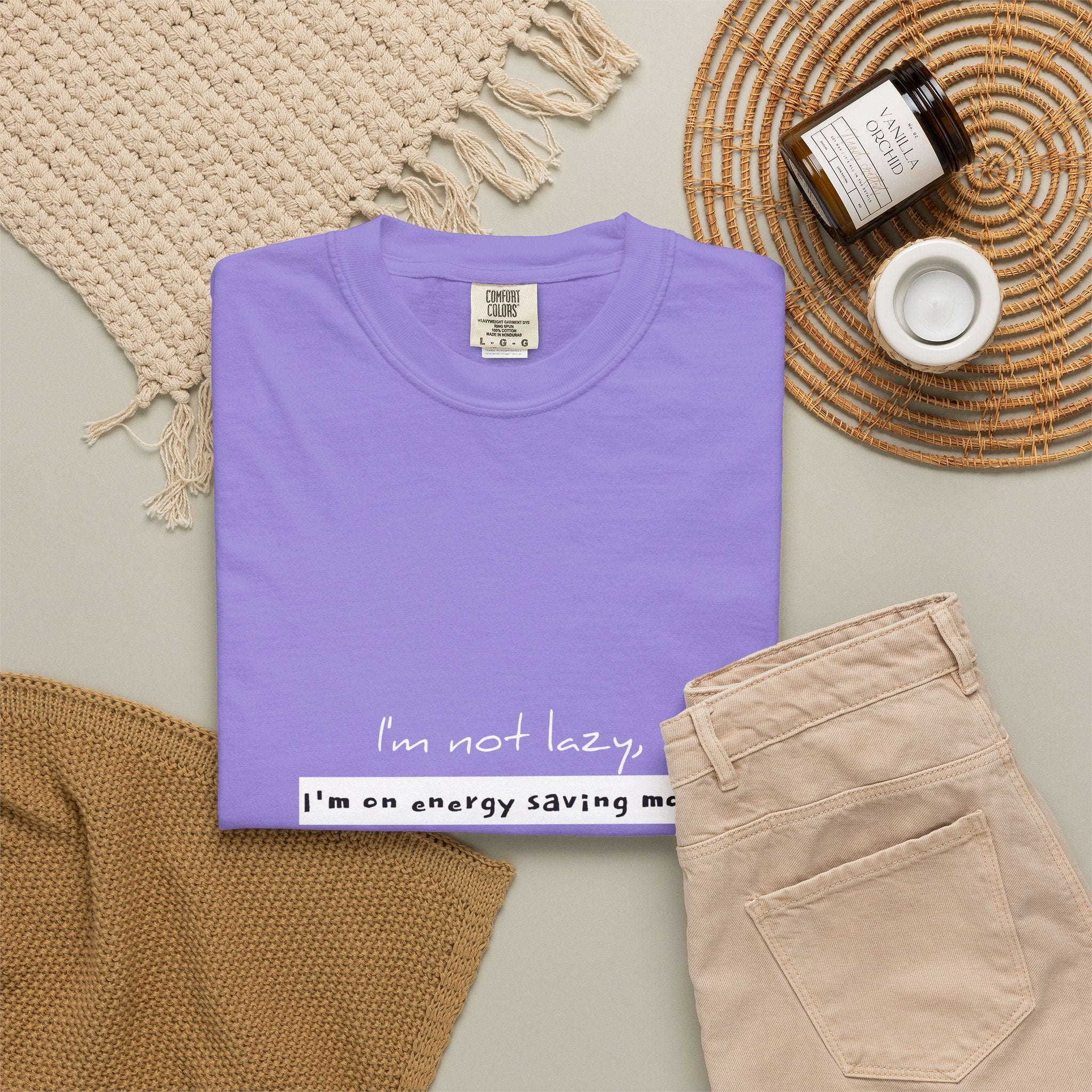 I'm not lazy, I'm on energy saving mode T-shirt
