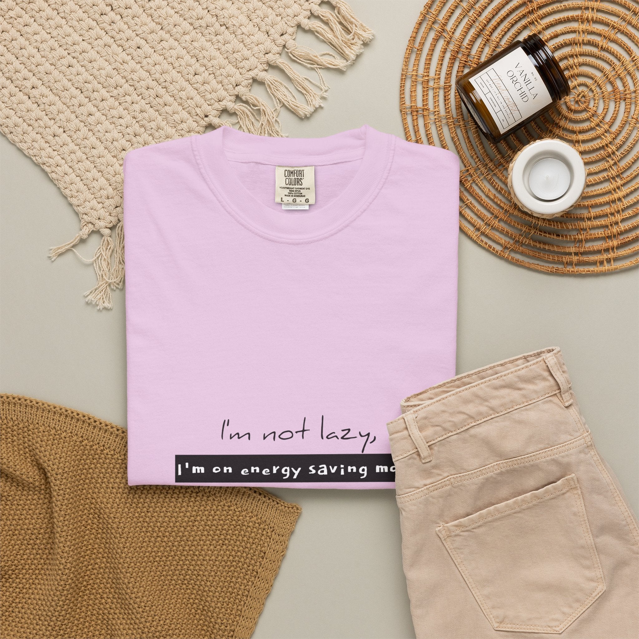 I'm not lazy, I'm on energy saving mode T-shirt