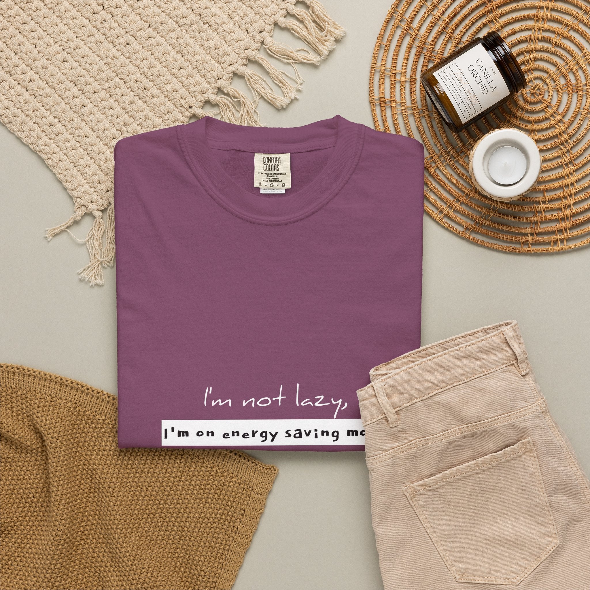 I'm not lazy, I'm on energy saving mode T-shirt