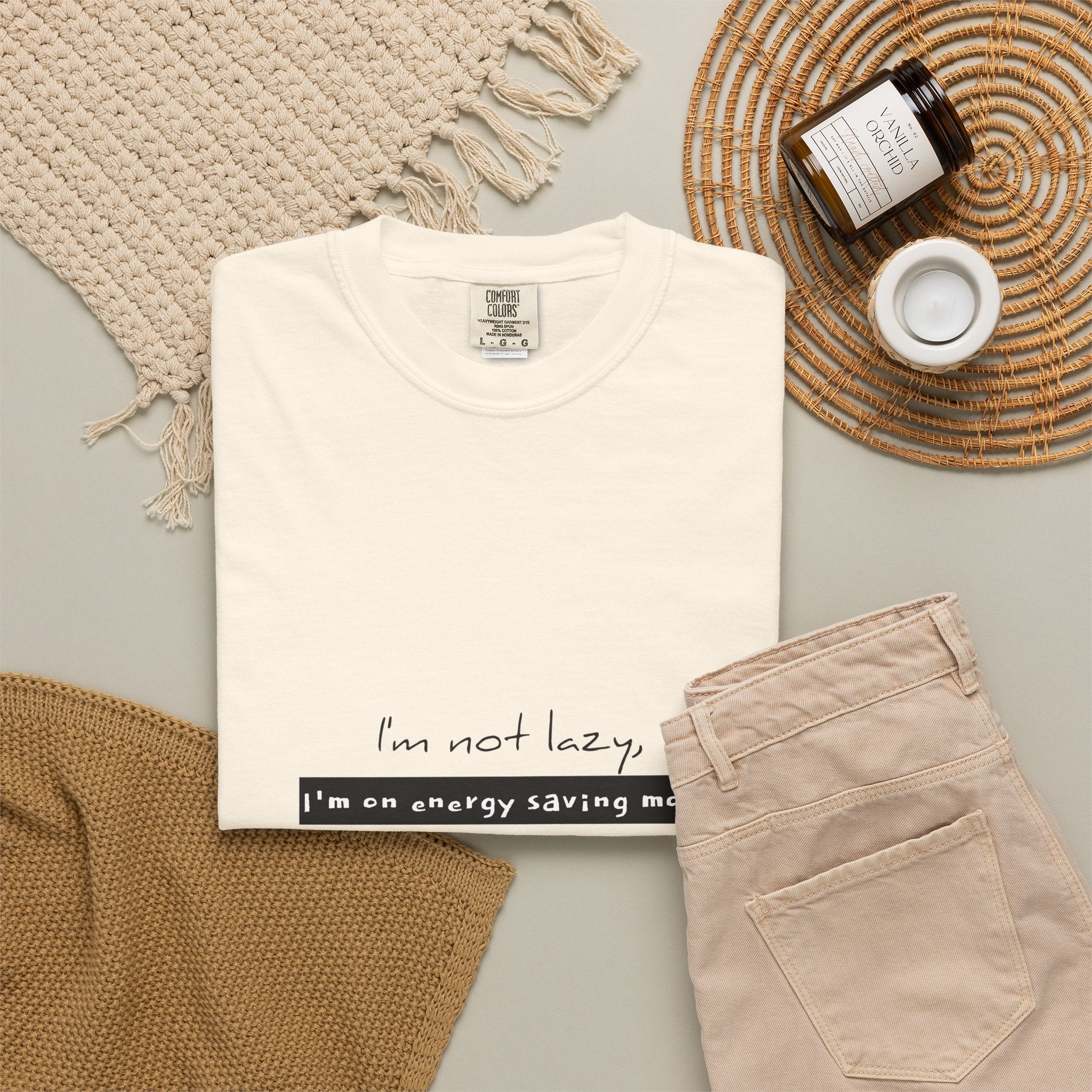 I'm not lazy, I'm on energy saving mode T-shirt