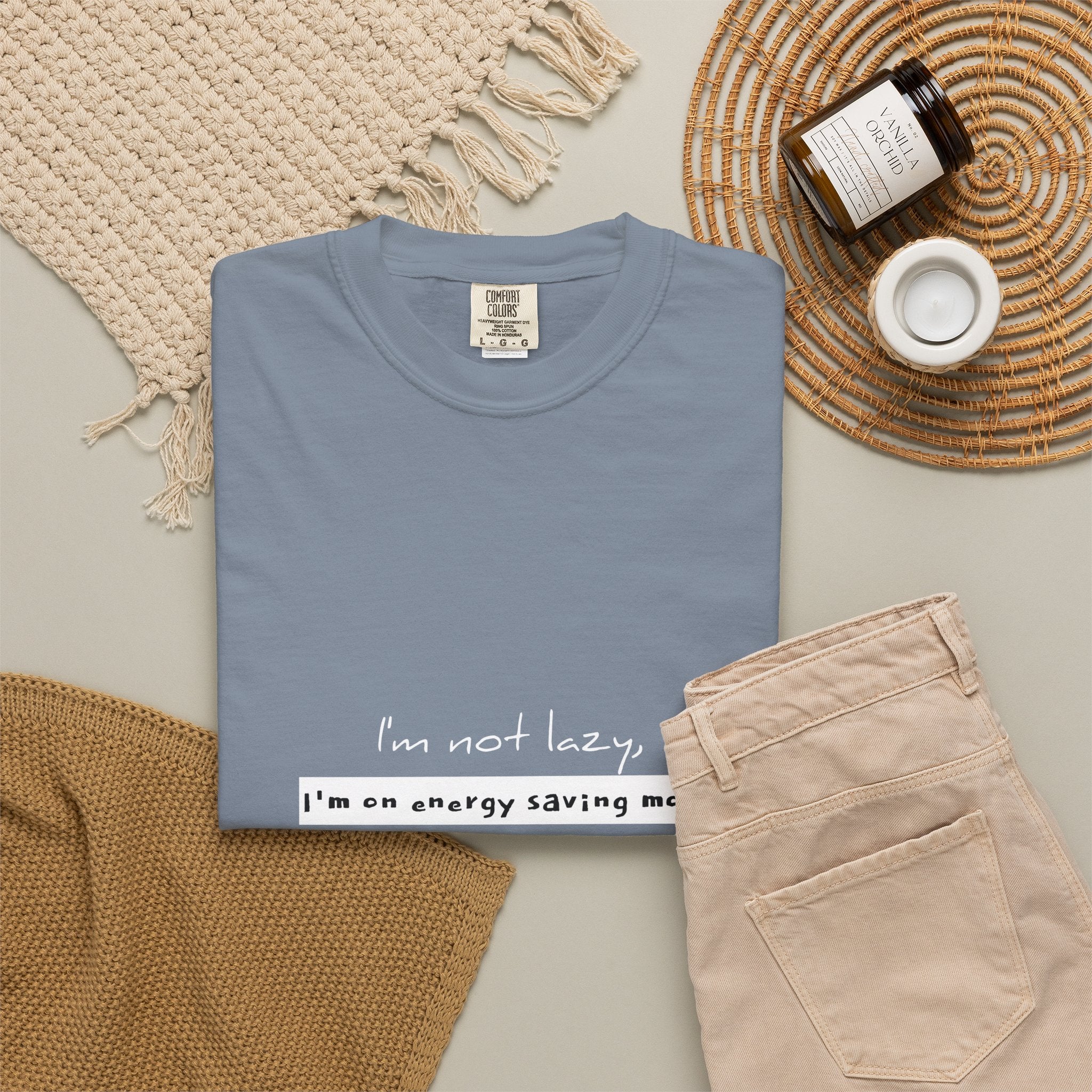 I'm not lazy, I'm on energy saving mode T-shirt