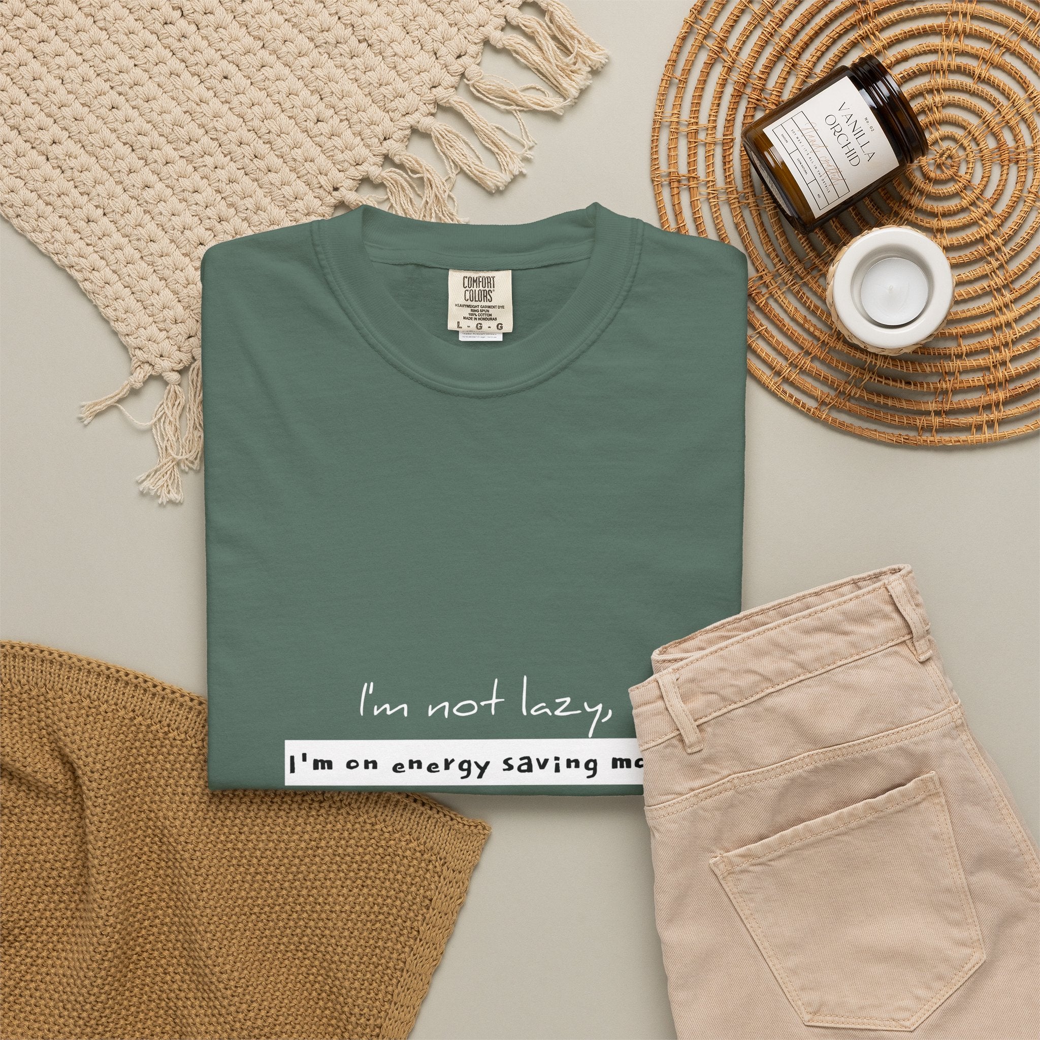 I'm not lazy, I'm on energy saving mode T-shirt